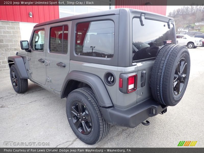 Sting-Gray / Black 2020 Jeep Wrangler Unlimited Sport 4x4