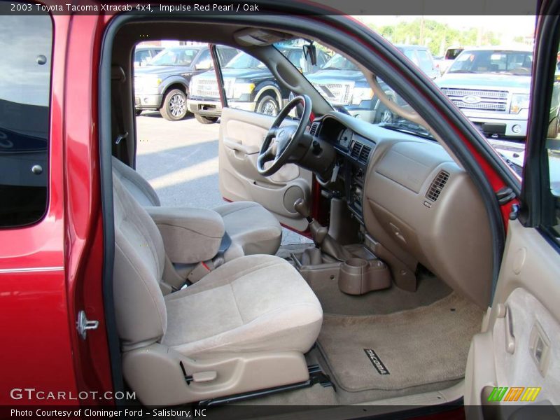 Impulse Red Pearl / Oak 2003 Toyota Tacoma Xtracab 4x4
