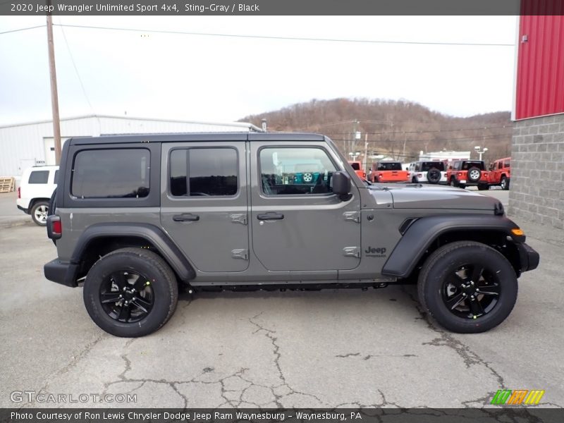 Sting-Gray / Black 2020 Jeep Wrangler Unlimited Sport 4x4