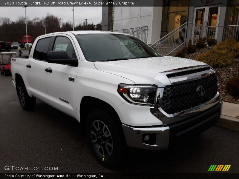 Super White / Graphite 2020 Toyota Tundra TRD Off Road CrewMax 4x4