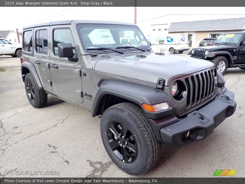 Sting-Gray / Black 2020 Jeep Wrangler Unlimited Sport 4x4