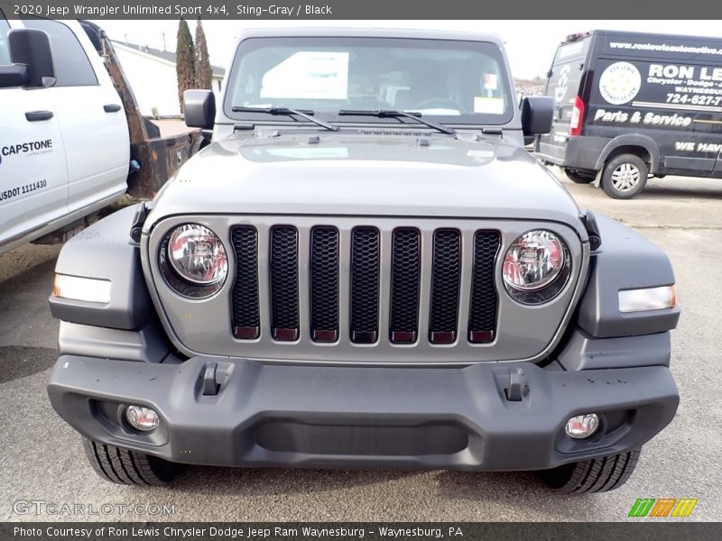 Sting-Gray / Black 2020 Jeep Wrangler Unlimited Sport 4x4