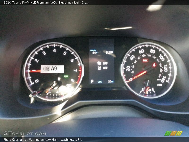 Blueprint / Light Gray 2020 Toyota RAV4 XLE Premium AWD