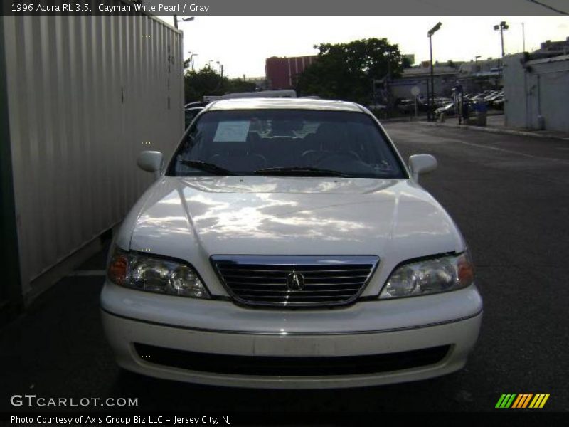 Cayman White Pearl / Gray 1996 Acura RL 3.5
