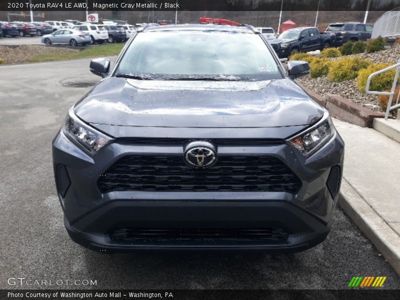 Magnetic Gray Metallic / Black 2020 Toyota RAV4 LE AWD