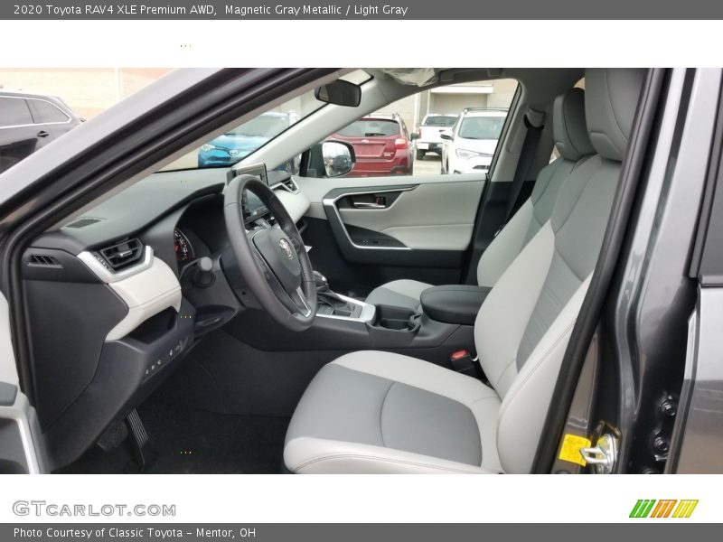  2020 RAV4 XLE Premium AWD Light Gray Interior