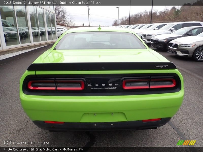 Sublime Green Pearl / Black 2015 Dodge Challenger SRT Hellcat