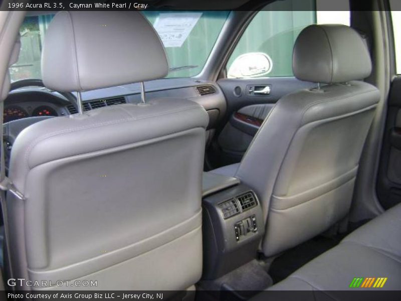 Cayman White Pearl / Gray 1996 Acura RL 3.5