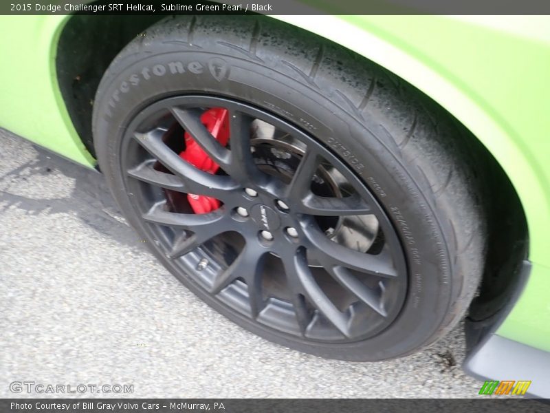Sublime Green Pearl / Black 2015 Dodge Challenger SRT Hellcat