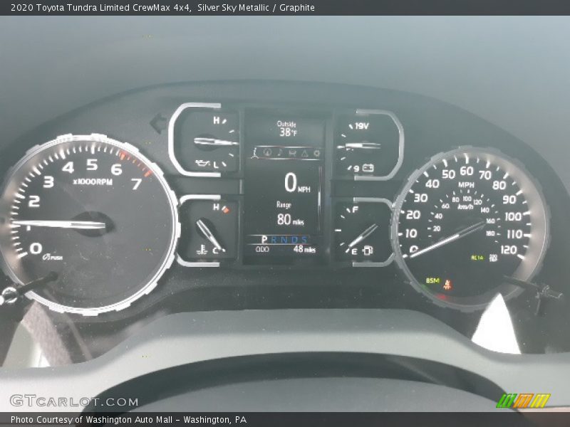 Silver Sky Metallic / Graphite 2020 Toyota Tundra Limited CrewMax 4x4