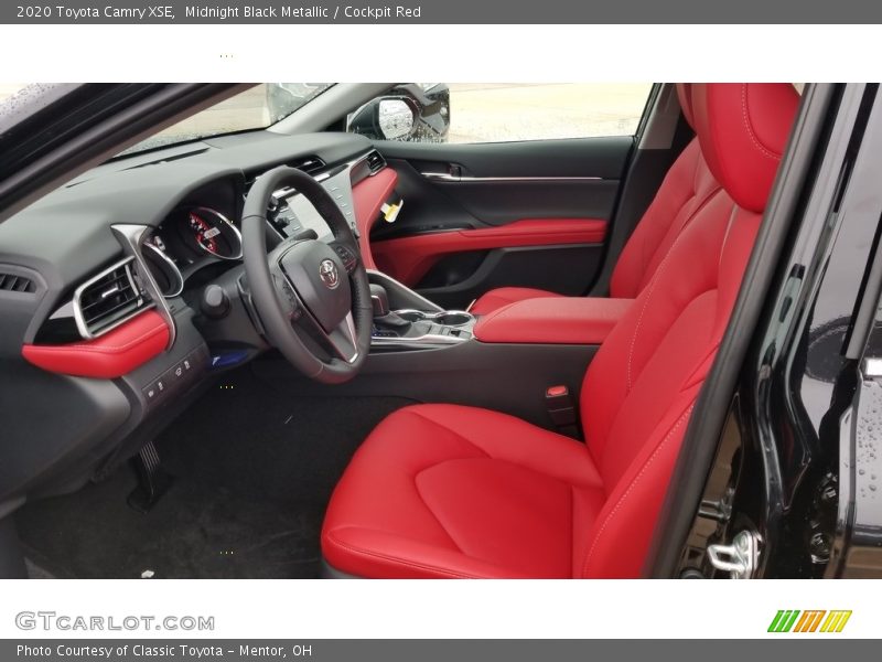 Front Seat of 2020 Camry XSE