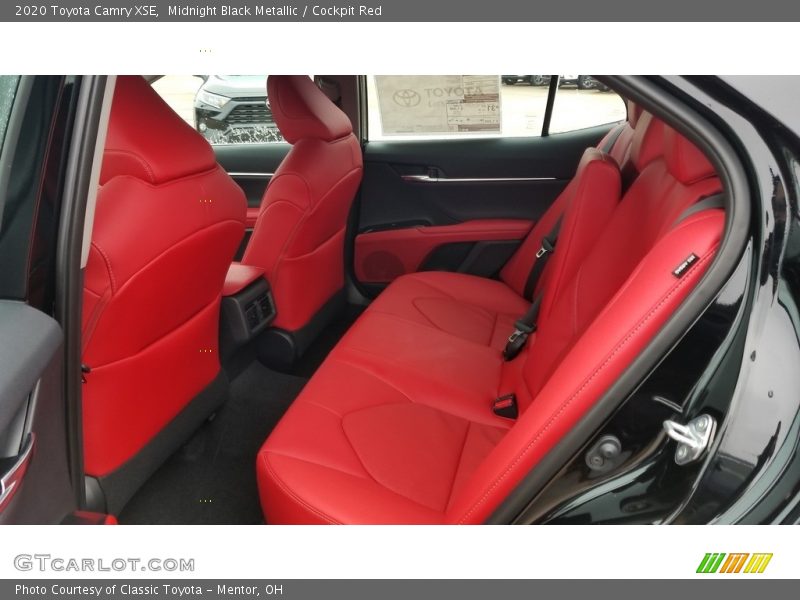 Rear Seat of 2020 Camry XSE