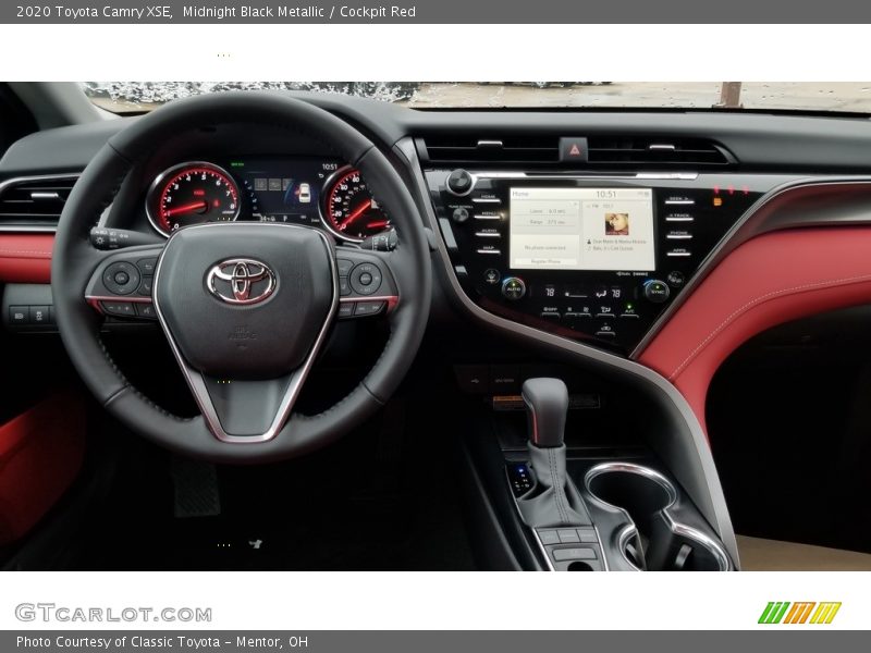 Dashboard of 2020 Camry XSE