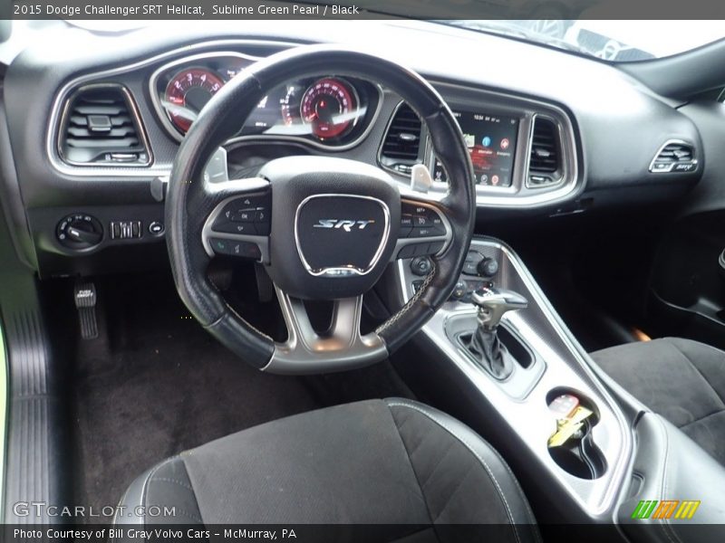 Sublime Green Pearl / Black 2015 Dodge Challenger SRT Hellcat