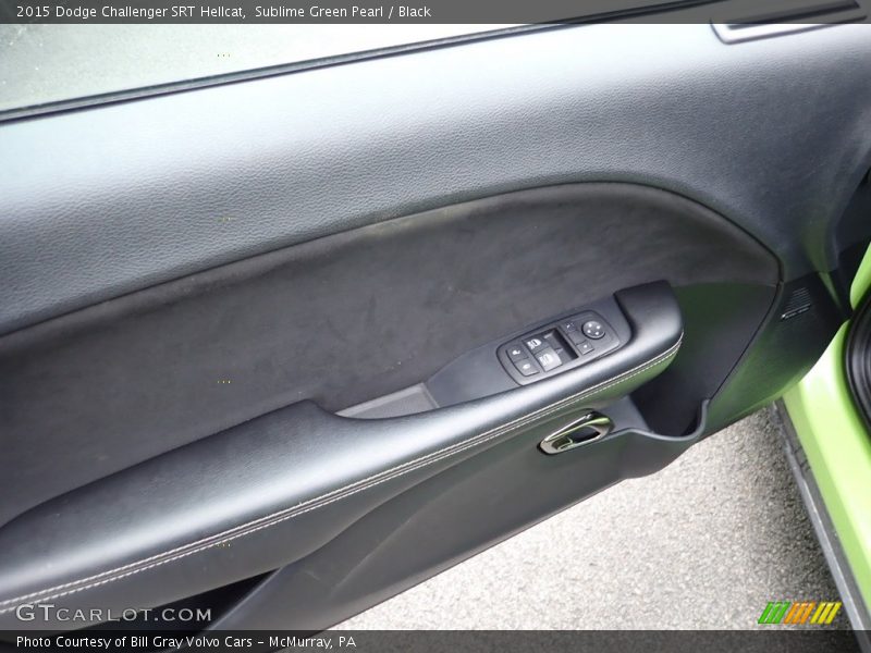 Sublime Green Pearl / Black 2015 Dodge Challenger SRT Hellcat