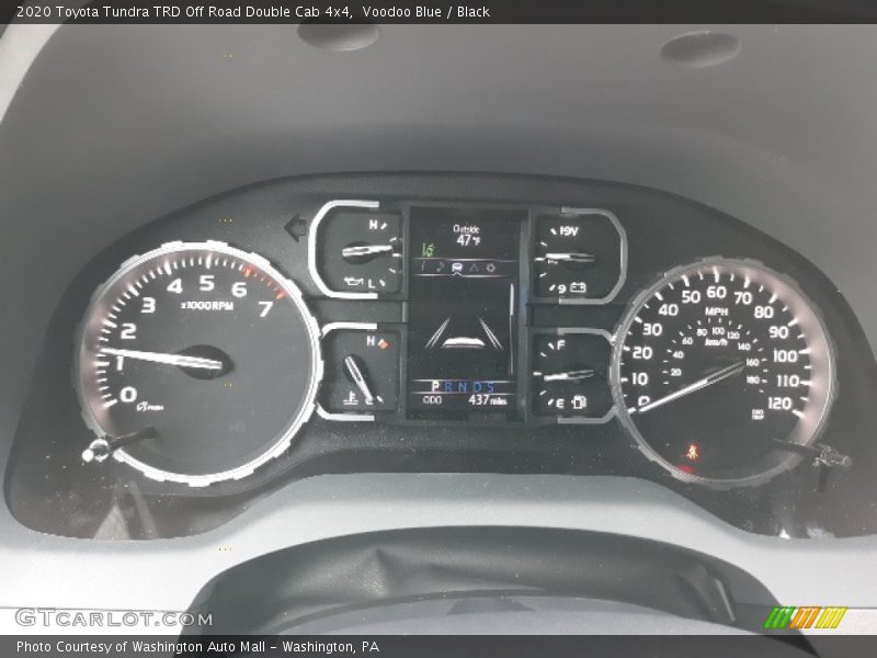 Voodoo Blue / Black 2020 Toyota Tundra TRD Off Road Double Cab 4x4