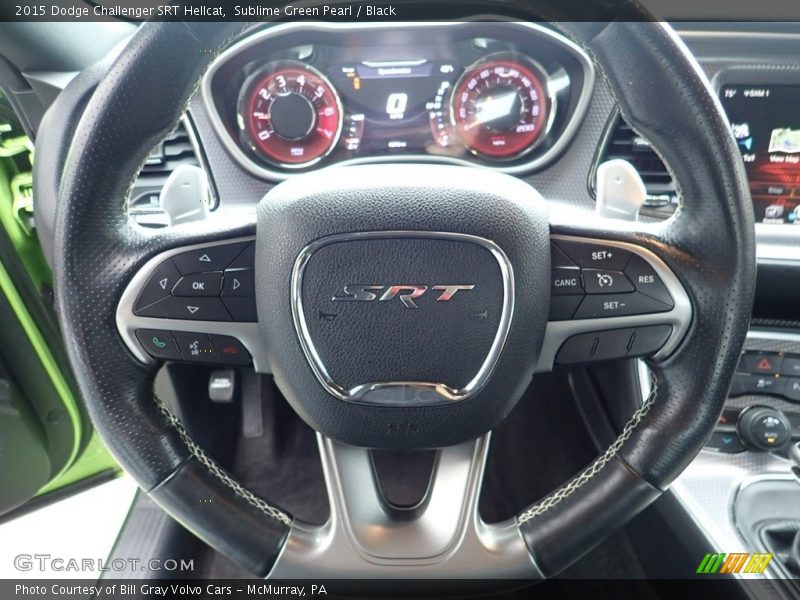 Sublime Green Pearl / Black 2015 Dodge Challenger SRT Hellcat