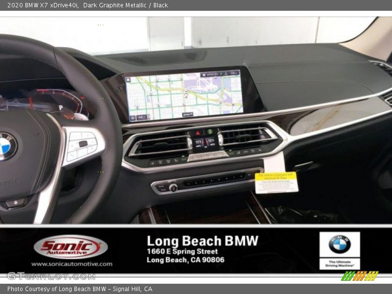 Dark Graphite Metallic / Black 2020 BMW X7 xDrive40i