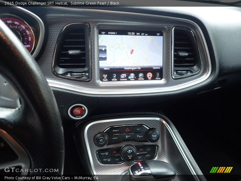 Sublime Green Pearl / Black 2015 Dodge Challenger SRT Hellcat