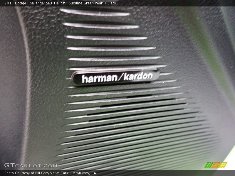 Sublime Green Pearl / Black 2015 Dodge Challenger SRT Hellcat