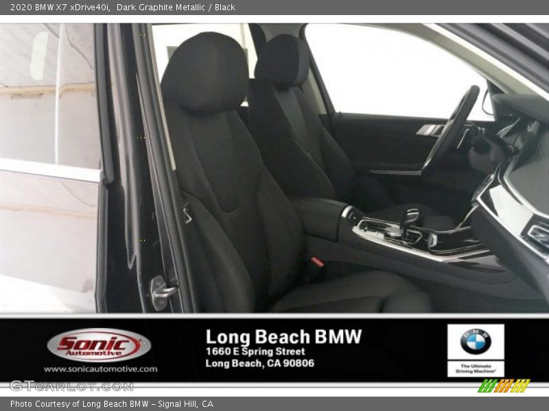 Dark Graphite Metallic / Black 2020 BMW X7 xDrive40i