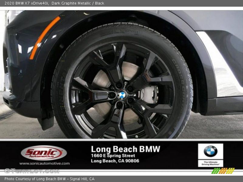 Dark Graphite Metallic / Black 2020 BMW X7 xDrive40i