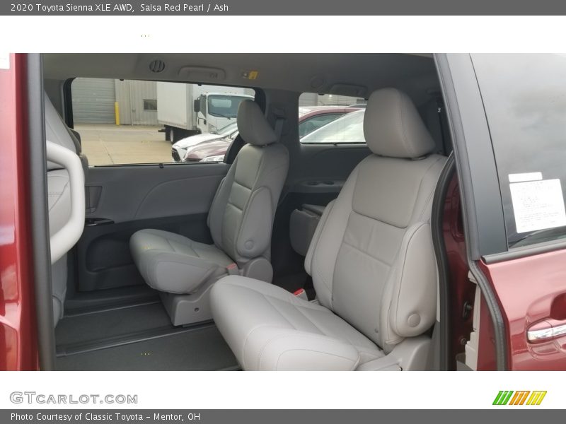 Salsa Red Pearl / Ash 2020 Toyota Sienna XLE AWD