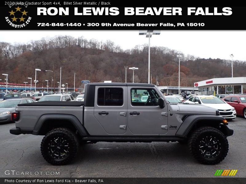 Billet Silver Metallic / Black 2020 Jeep Gladiator Sport 4x4