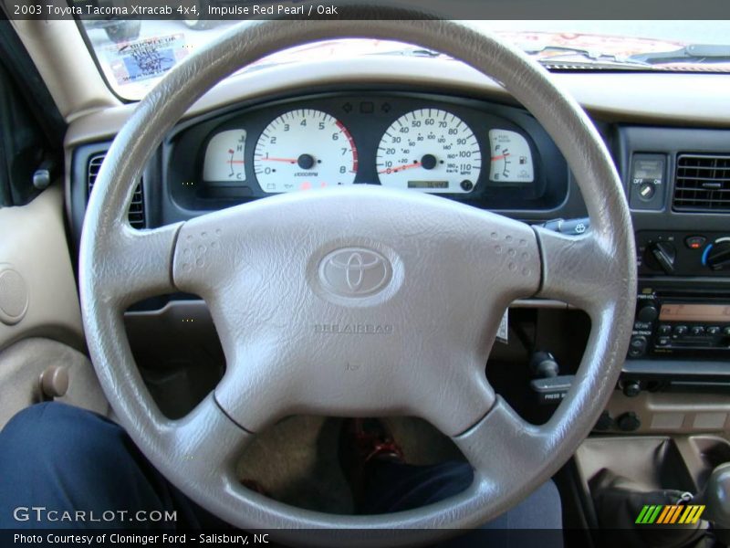 Impulse Red Pearl / Oak 2003 Toyota Tacoma Xtracab 4x4