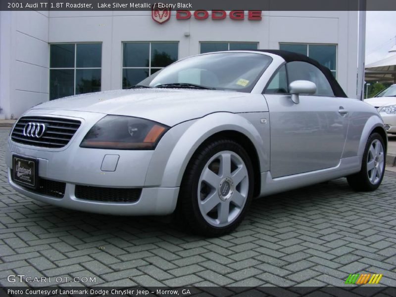 Lake Silver Metallic / Ebony Black 2001 Audi TT 1.8T Roadster