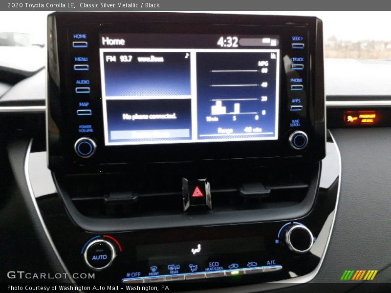 Classic Silver Metallic / Black 2020 Toyota Corolla LE