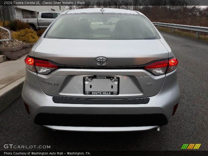 Classic Silver Metallic / Black 2020 Toyota Corolla LE