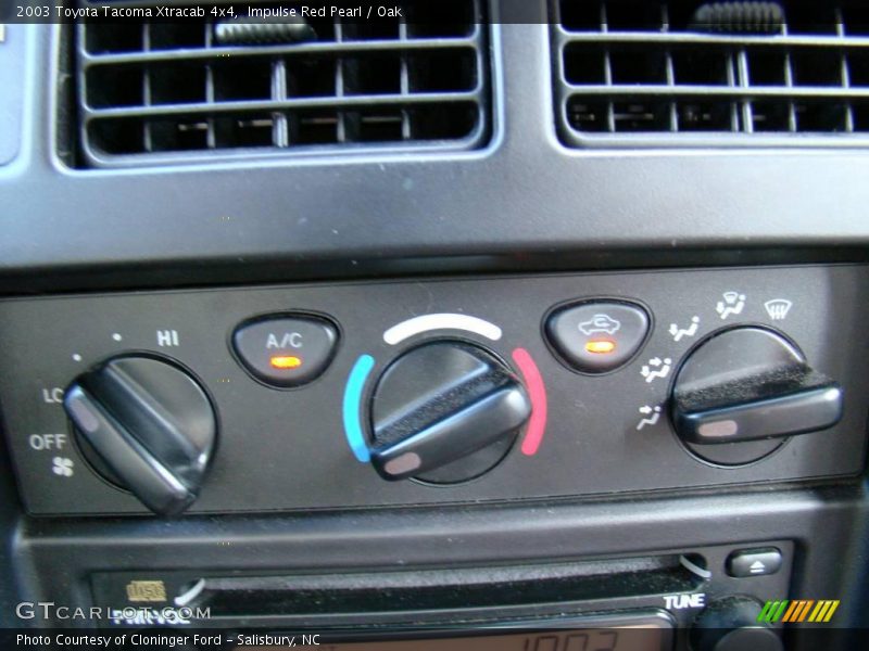 Impulse Red Pearl / Oak 2003 Toyota Tacoma Xtracab 4x4