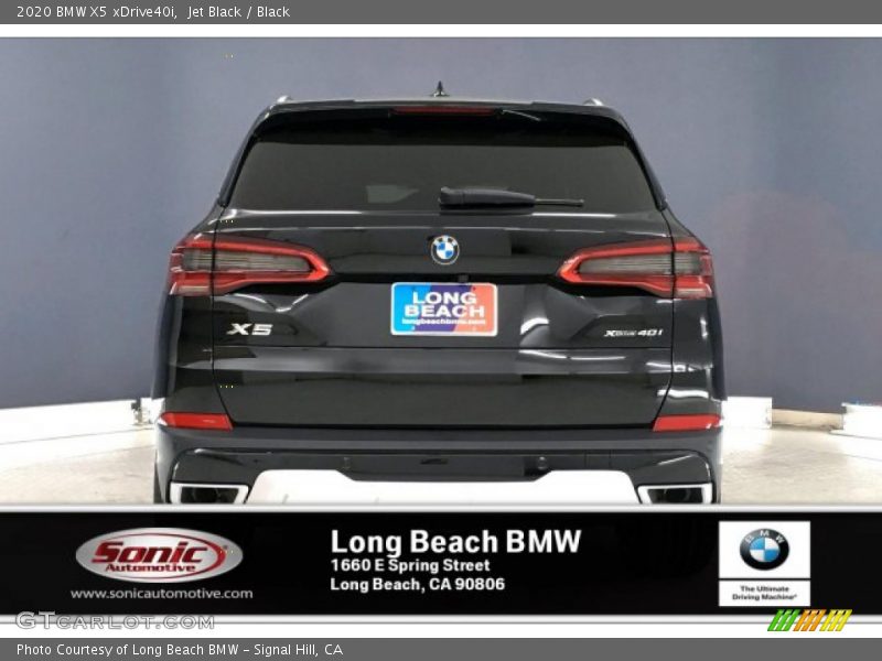 Jet Black / Black 2020 BMW X5 xDrive40i