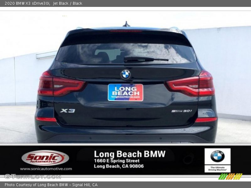 Jet Black / Black 2020 BMW X3 sDrive30i