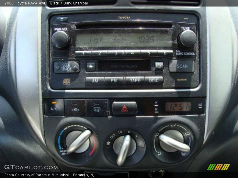 Black / Dark Charcoal 2005 Toyota RAV4 4WD