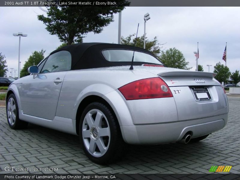 Lake Silver Metallic / Ebony Black 2001 Audi TT 1.8T Roadster