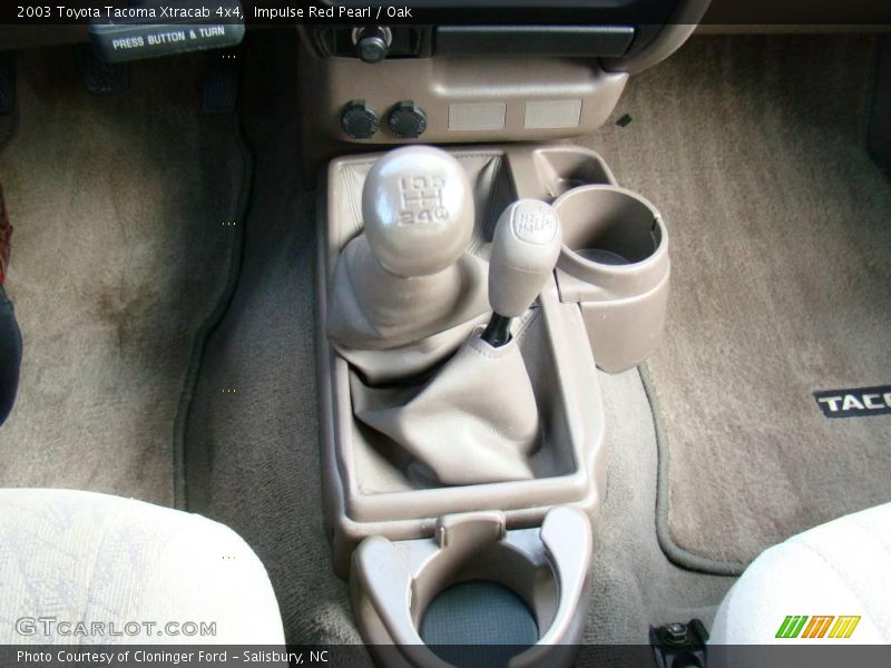 Impulse Red Pearl / Oak 2003 Toyota Tacoma Xtracab 4x4