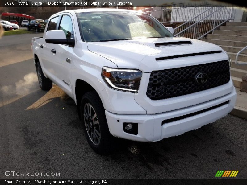 Super White / Graphite 2020 Toyota Tundra TRD Sport CrewMax 4x4