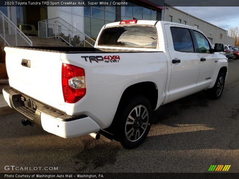 Super White / Graphite 2020 Toyota Tundra TRD Sport CrewMax 4x4