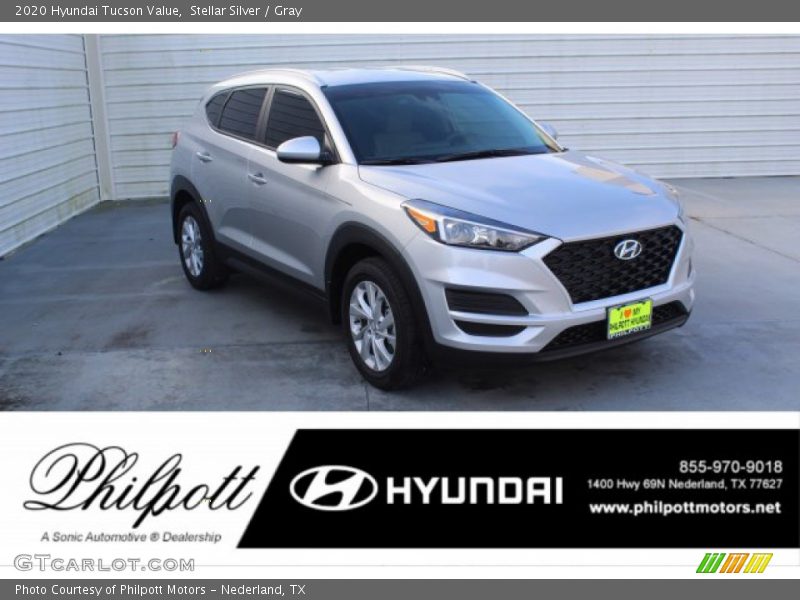 Stellar Silver / Gray 2020 Hyundai Tucson Value