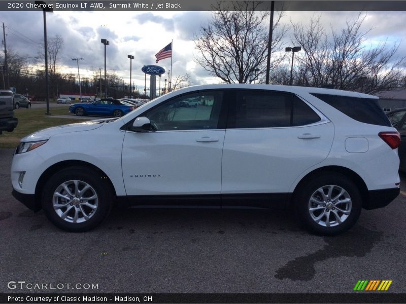 Summit White / Jet Black 2020 Chevrolet Equinox LT AWD