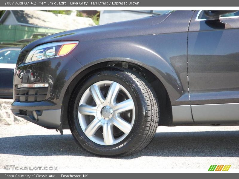 Lava Gray Pearl Effect / Espresso Brown 2007 Audi Q7 4.2 Premium quattro