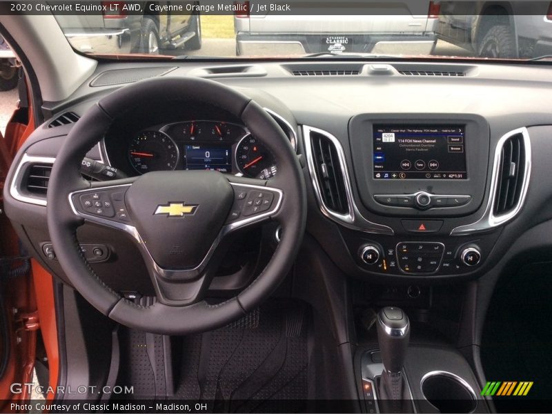 Cayenne Orange Metallic / Jet Black 2020 Chevrolet Equinox LT AWD