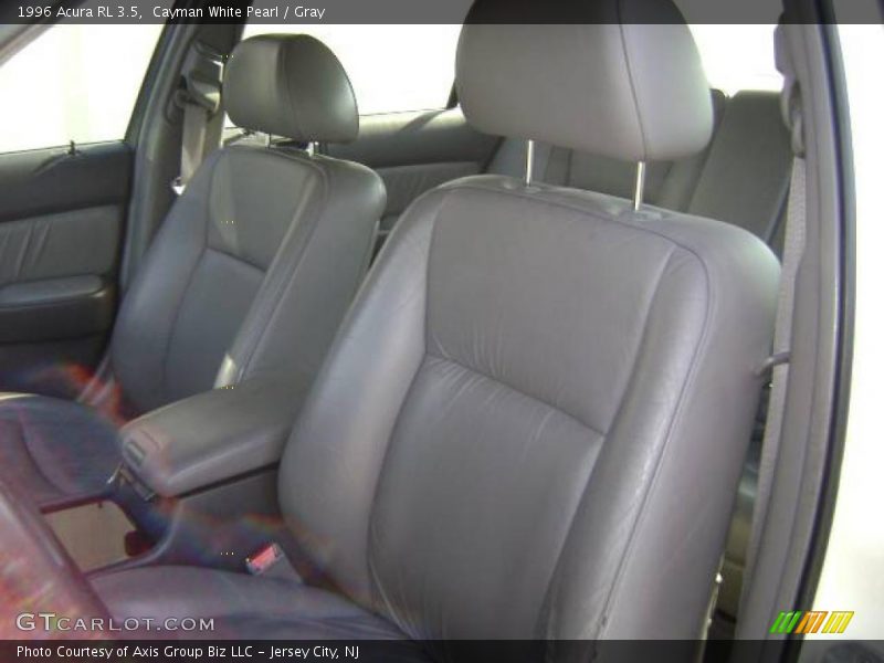 Cayman White Pearl / Gray 1996 Acura RL 3.5