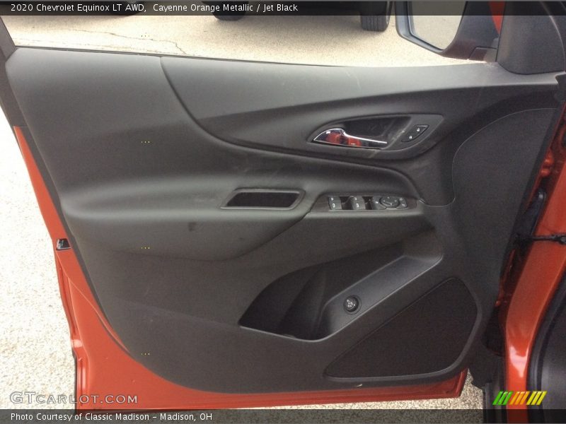 Cayenne Orange Metallic / Jet Black 2020 Chevrolet Equinox LT AWD