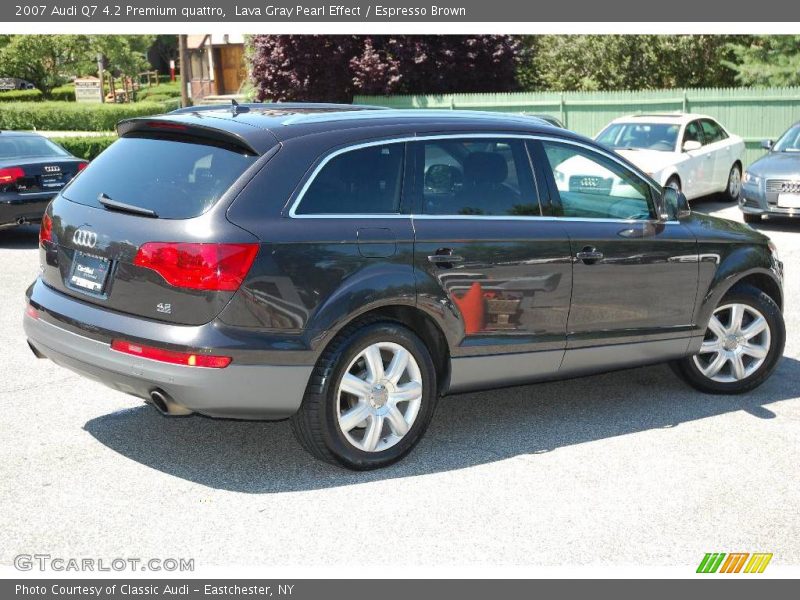 Lava Gray Pearl Effect / Espresso Brown 2007 Audi Q7 4.2 Premium quattro