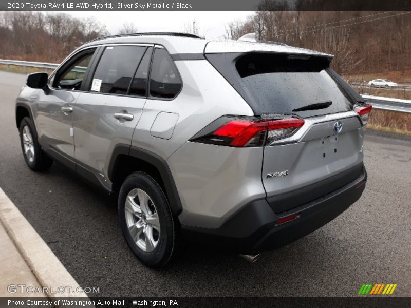  2020 RAV4 LE AWD Hybrid Silver Sky Metallic