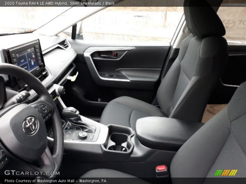 Front Seat of 2020 RAV4 LE AWD Hybrid
