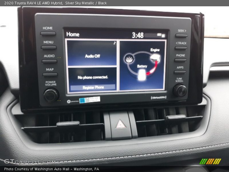 Controls of 2020 RAV4 LE AWD Hybrid